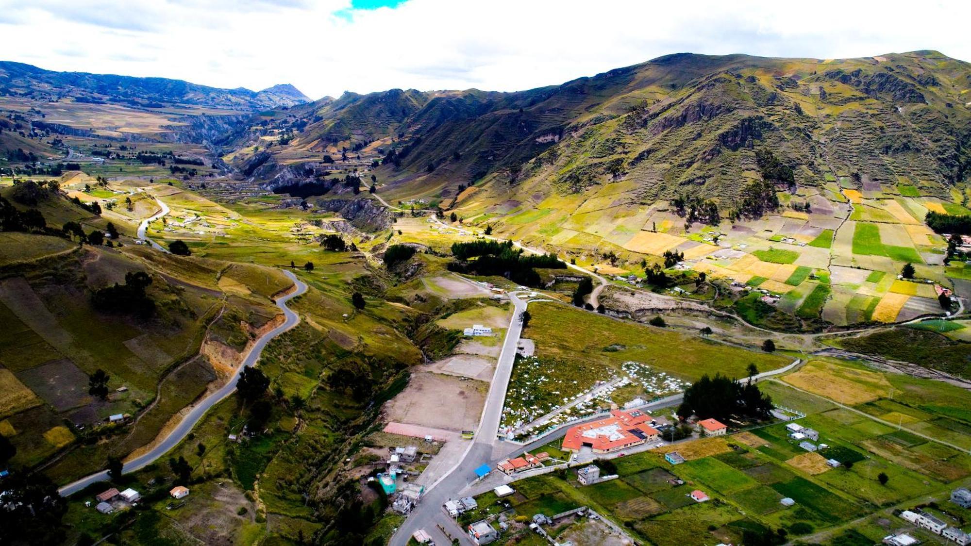 Mirador Oro Verde Quilotoa Zumbagua Esterno foto
