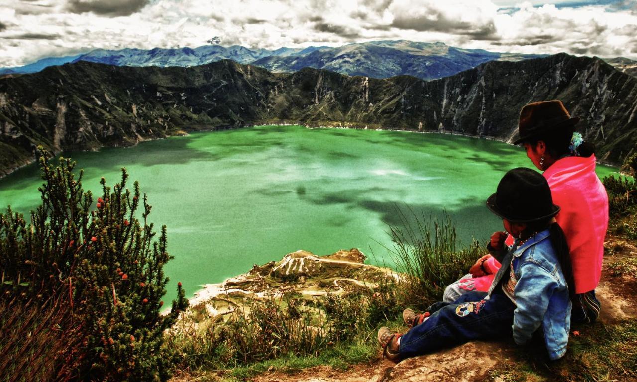 Mirador Oro Verde Quilotoa Zumbagua Esterno foto